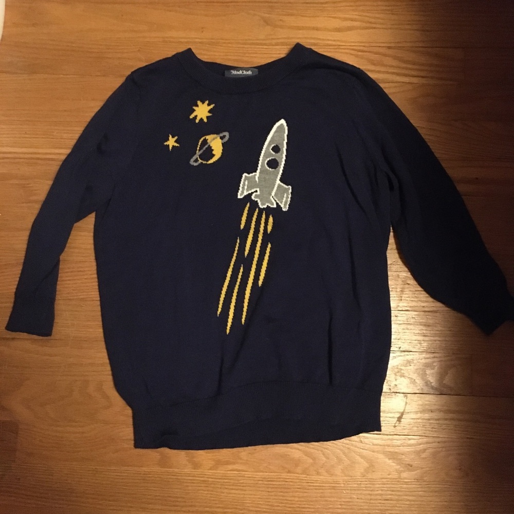ModCloth rocket ship sweater